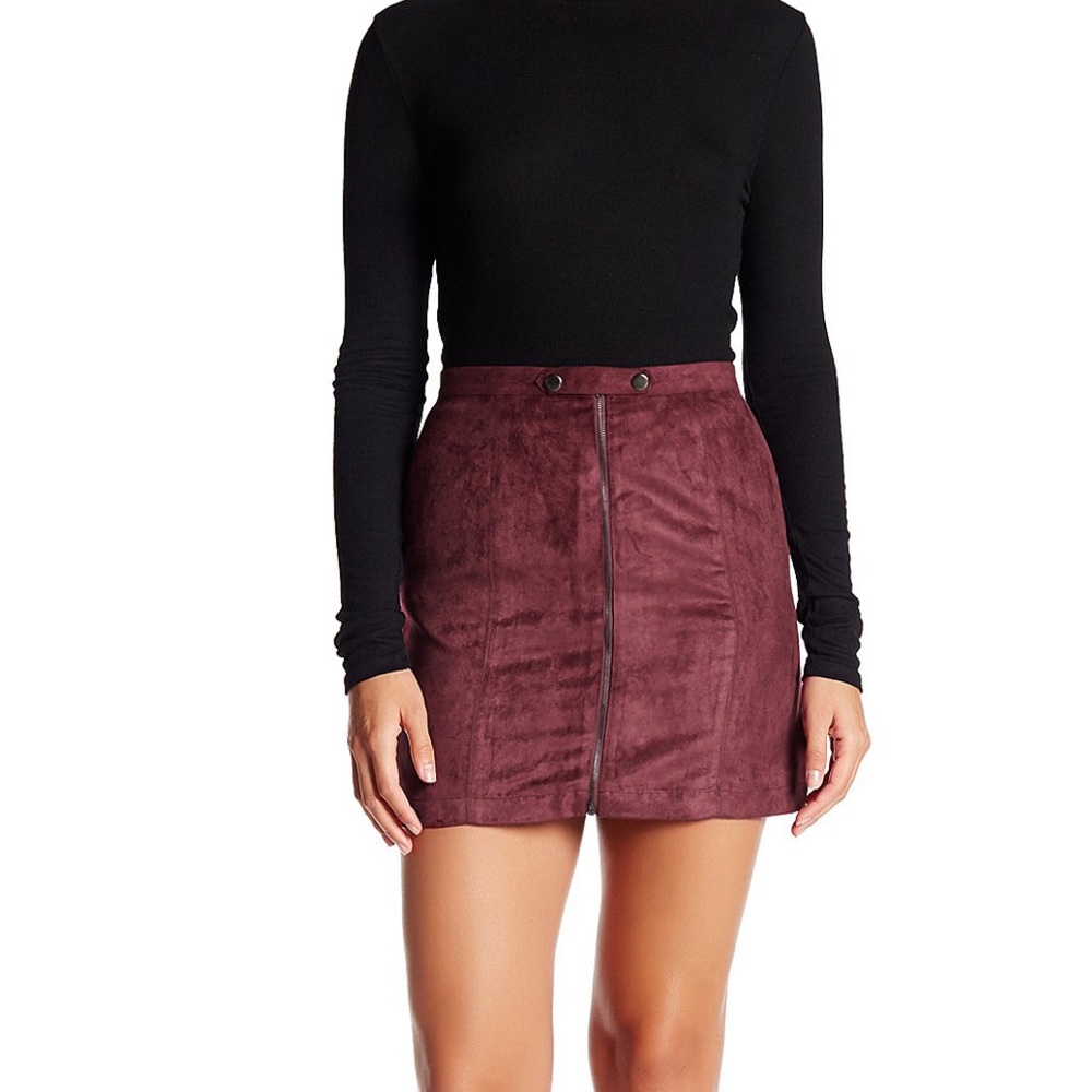 Suede Skirt